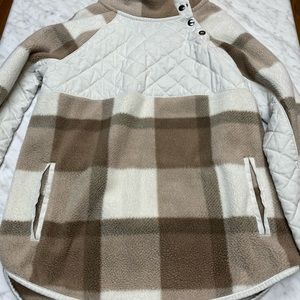 Abercrombie asymmetrical fleece